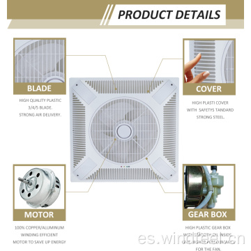 Modifique el ventilador de techo falso para requisitos particulares del descenso decorativo para requisitos particulares del plástico ABS de los PP del material de 14 pulgadas con teledirigido